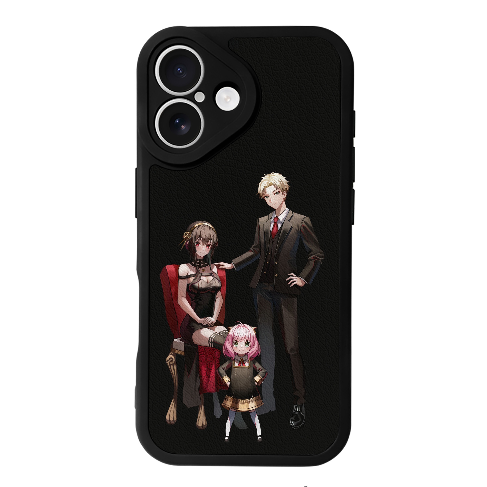 （画像用） SPY×FAMILY间谍家家酒 【iPhone 16シリーズ対応】シリコンスマホケース（レザー調） 材質：シリコン